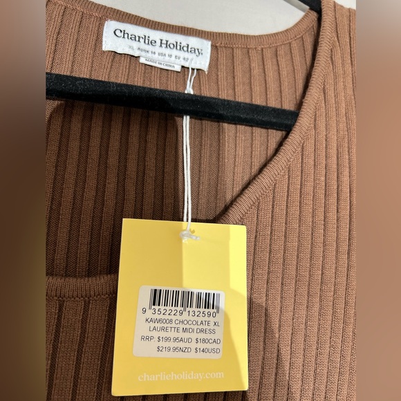 NWT ANTHROPOLOGIE brand Charlie Holiday Laurette Midi Dress - Picture 3 of 3